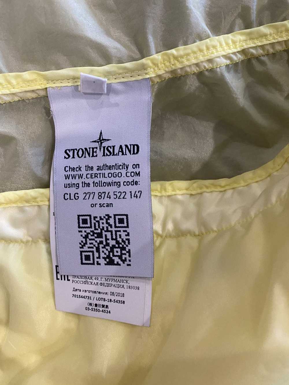 Stone Island Stone Island Lamy Velour Lemon Yello… - image 3