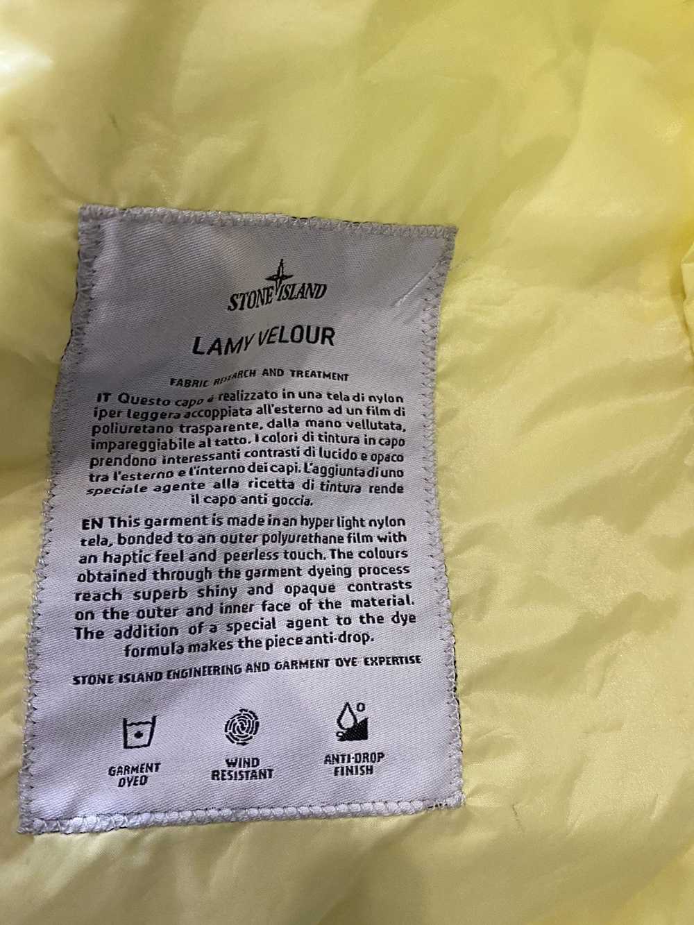 Stone Island Stone Island Lamy Velour Lemon Yello… - image 4