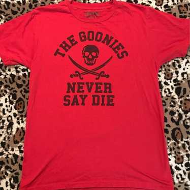 THE GOONIES never say die shirt