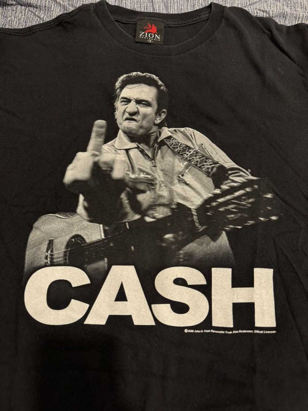 Zion Rootswear Zion Johnny Cash Middle Finger Tee - image 2