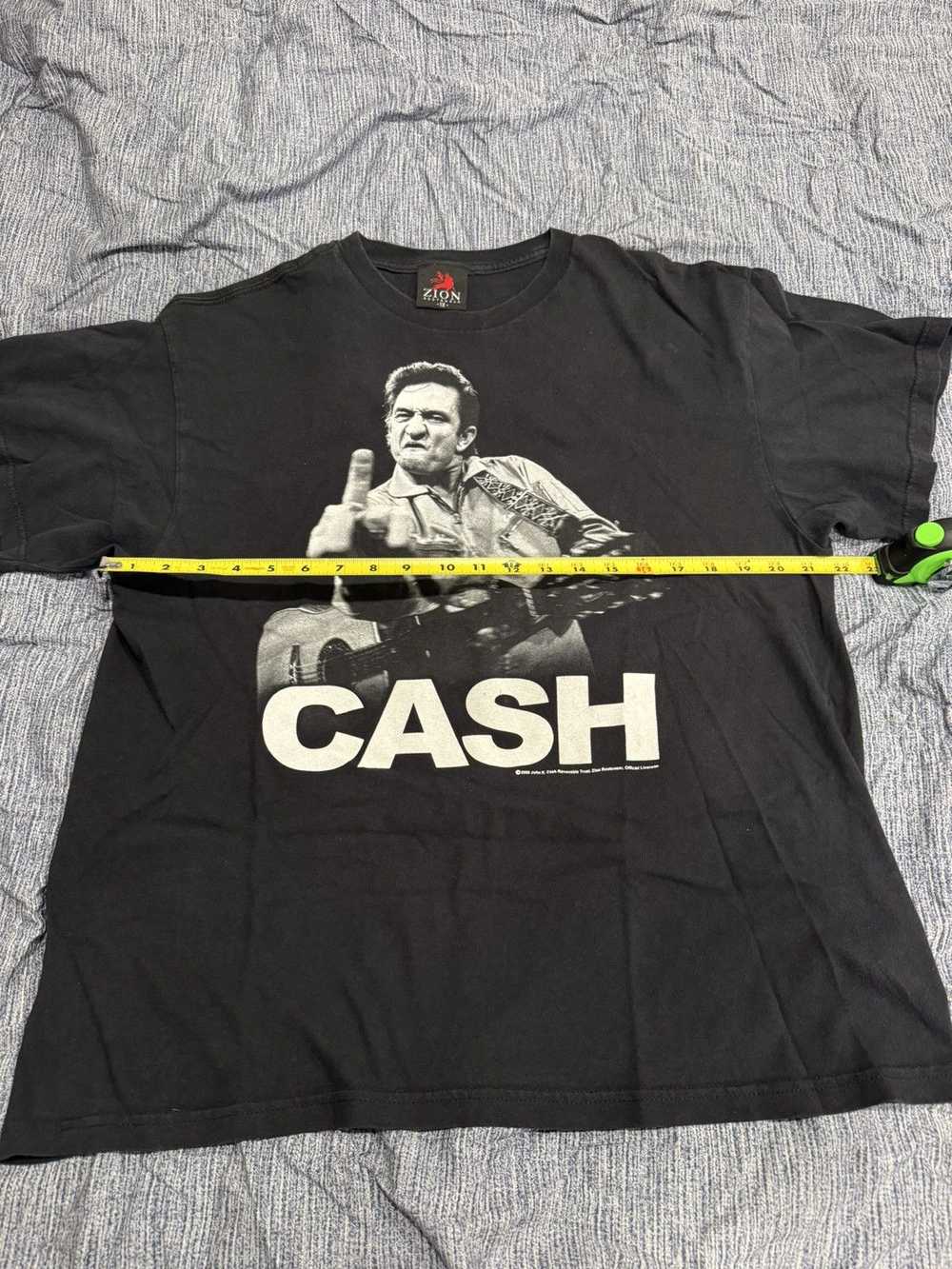 Zion Rootswear Zion Johnny Cash Middle Finger Tee - image 4