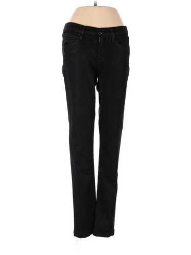 Juicy Jean Couture Women Black Faux Leather Pants 