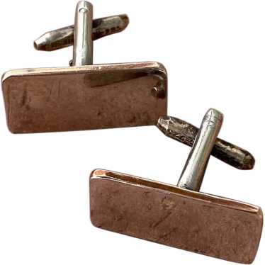 1980s Sterling Silver Cufflinks Made in Mexico