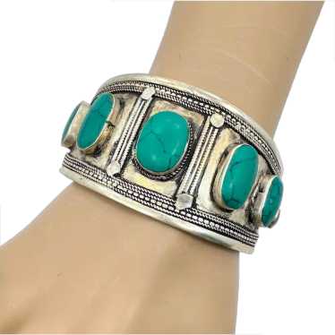 Boho Bracelet, Kuchi Cuff, Afghan Jewelry, Vintage