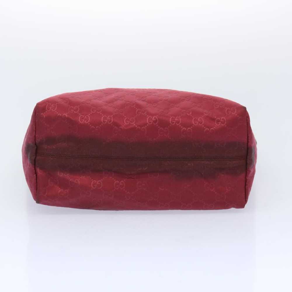 Gucci GUCCI GG Canvas Tote Bag Nylon Red Auth 653… - image 9