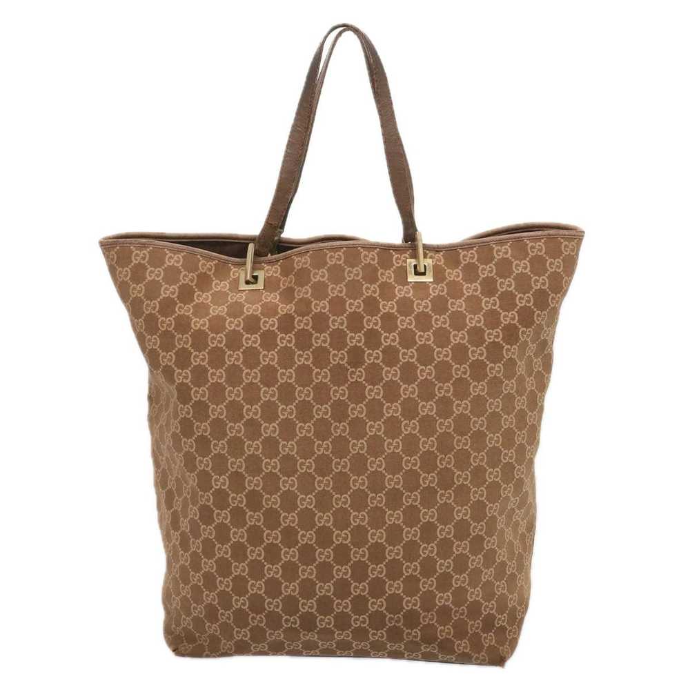 Gucci GUCCI GG Canvas Tote Bag Brown 002 1097 Aut… - image 12