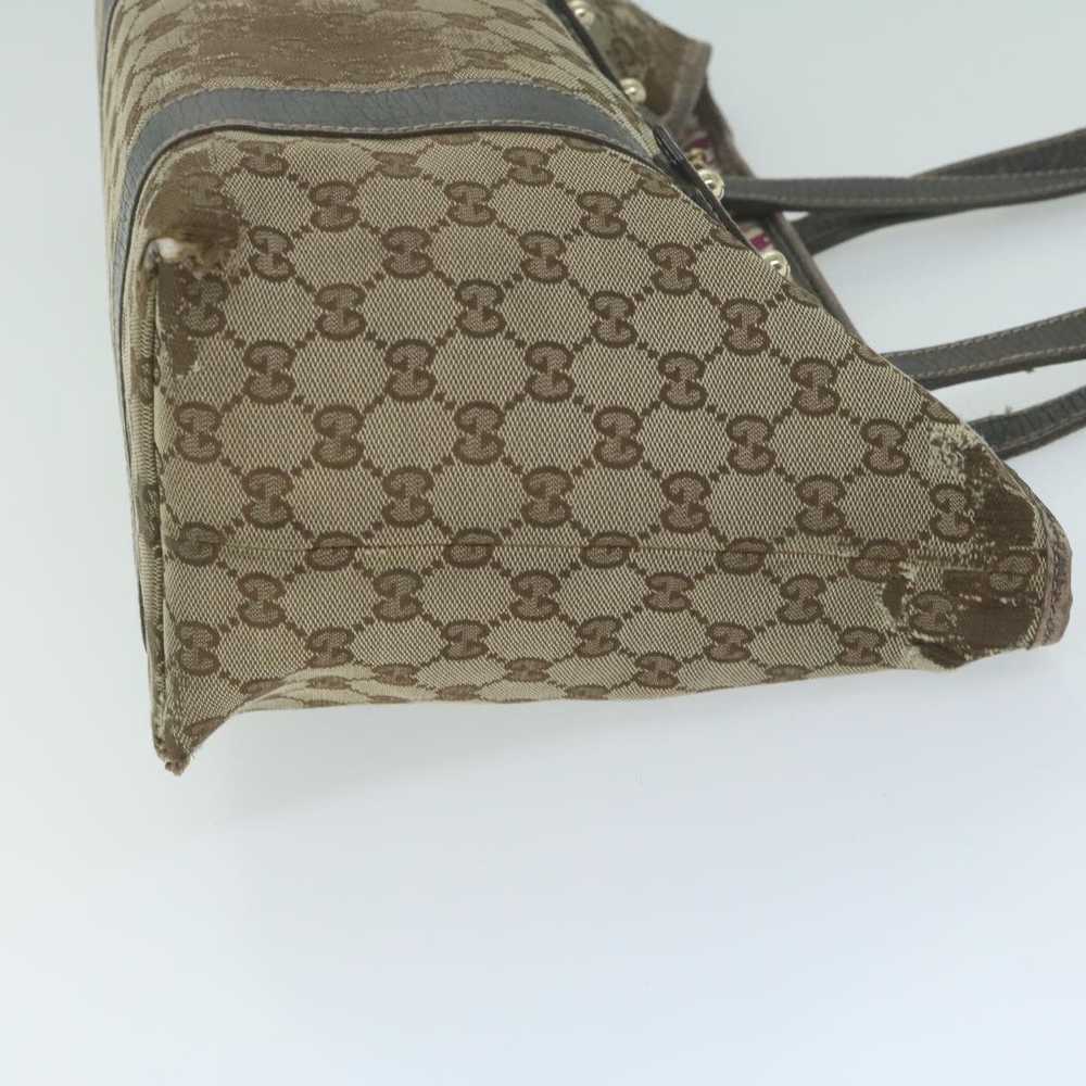 Gucci GUCCI GG Canvas Tote Bag Beige 170898 Auth … - image 3