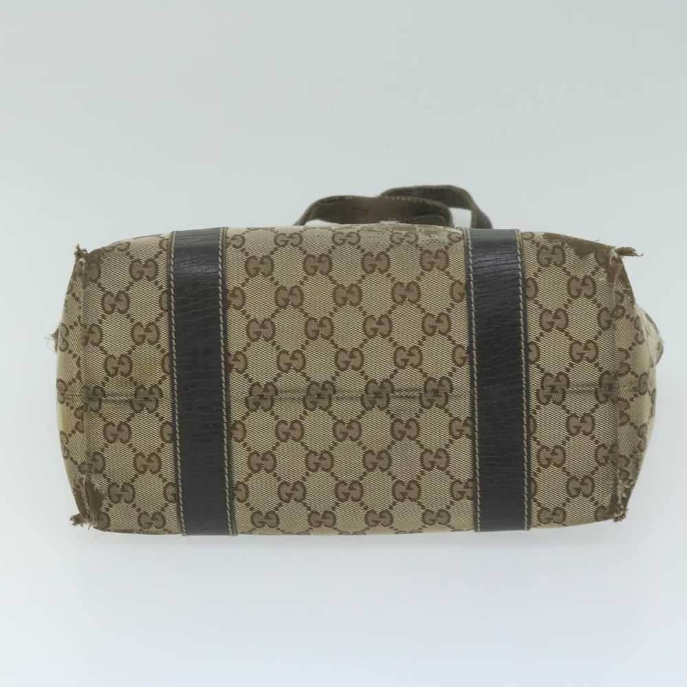 Gucci GUCCI GG Canvas Tote Bag Beige 170898 Auth … - image 5