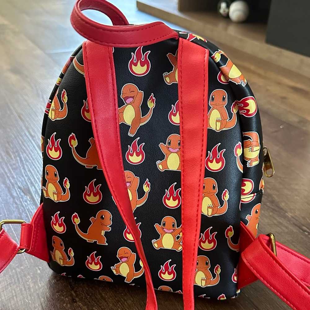 Loungefly mini backpack Pokemon charmander - image 5