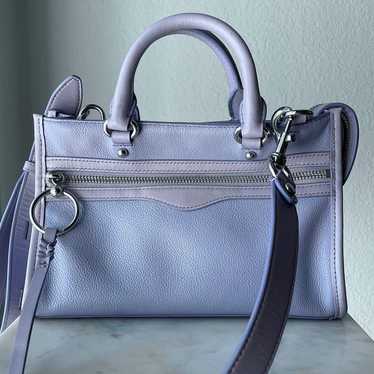 Rebecca Minkoff Leather Crossbody Handbag Lavendar - image 1