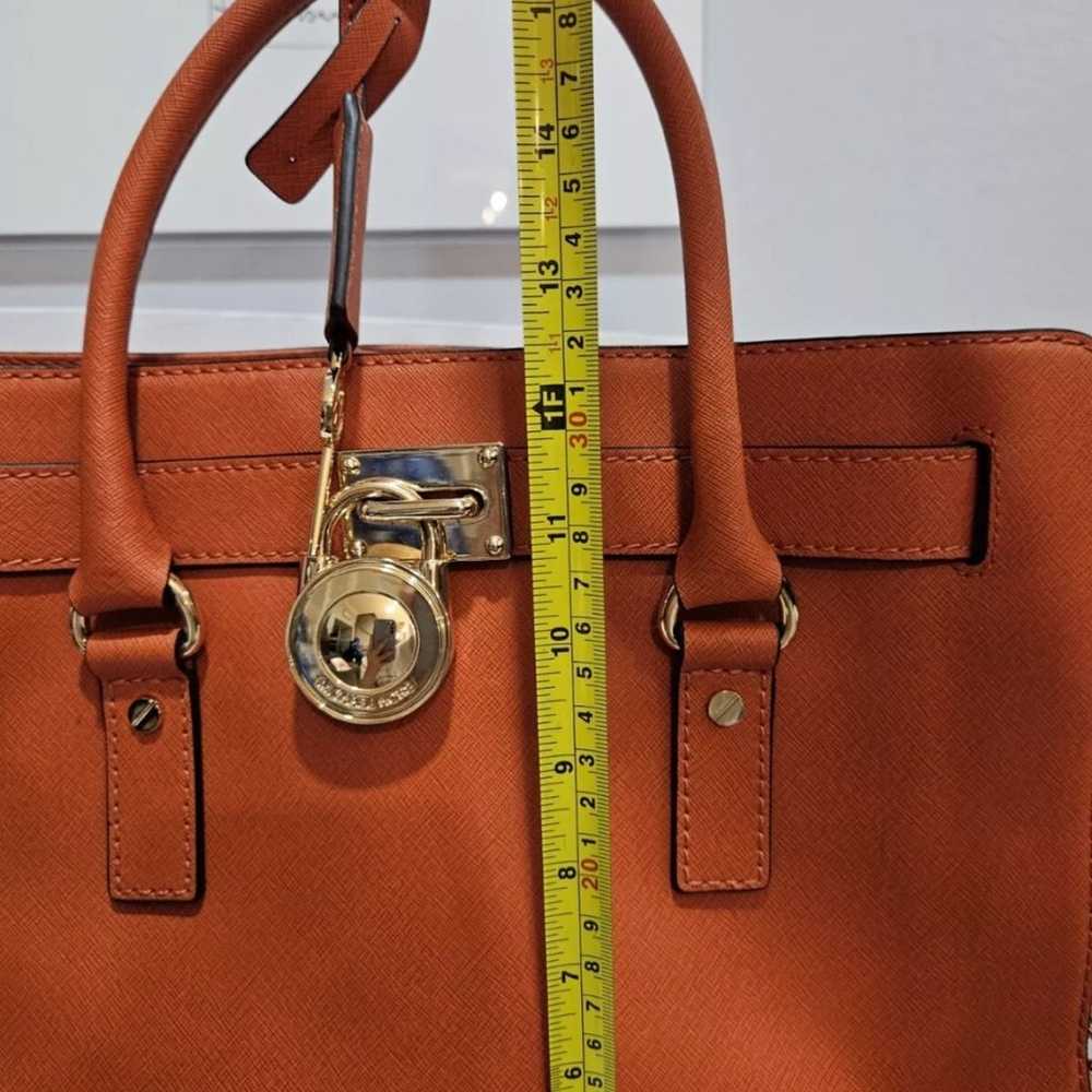 Michael Kors Hamilton Orange Handbag - image 7