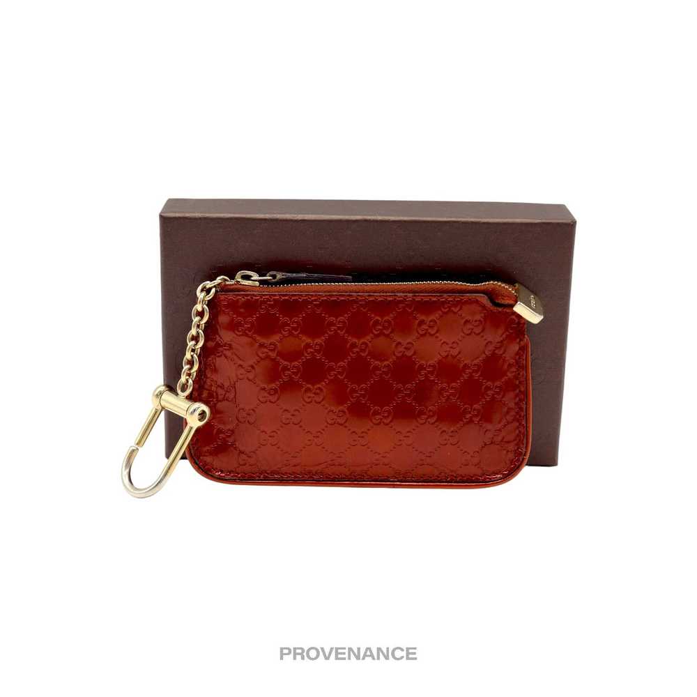 Gucci 🔴 Gucci Key Pouch Cles - GG MicroGuccissim… - image 1