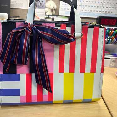 KATE SPADE ARBOUR HILL FLAGSTRIPE TOTE