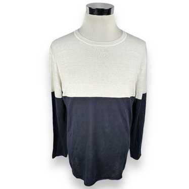 Onia Onia Kevin Sweater Men Large Colorblock White