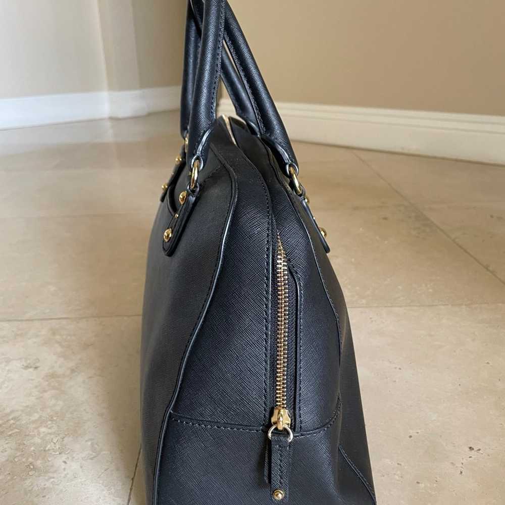 Michael Kors black purse bag gold hardware - image 4