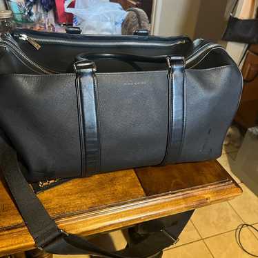 Coach leather duffel bag