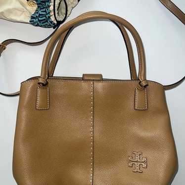 Leather Light Brown Tory Burch Handbag or Crossbod