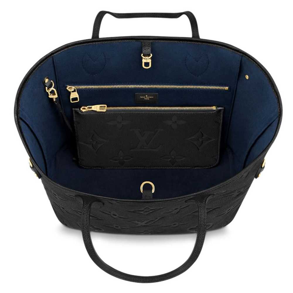 Louis Vuitton Neverfull leather handbag - image 3