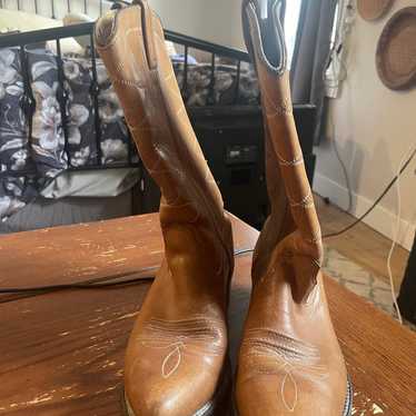 VINTAGE 70s Avonite Hypalon SuperWear Cowboy Boot… - image 1