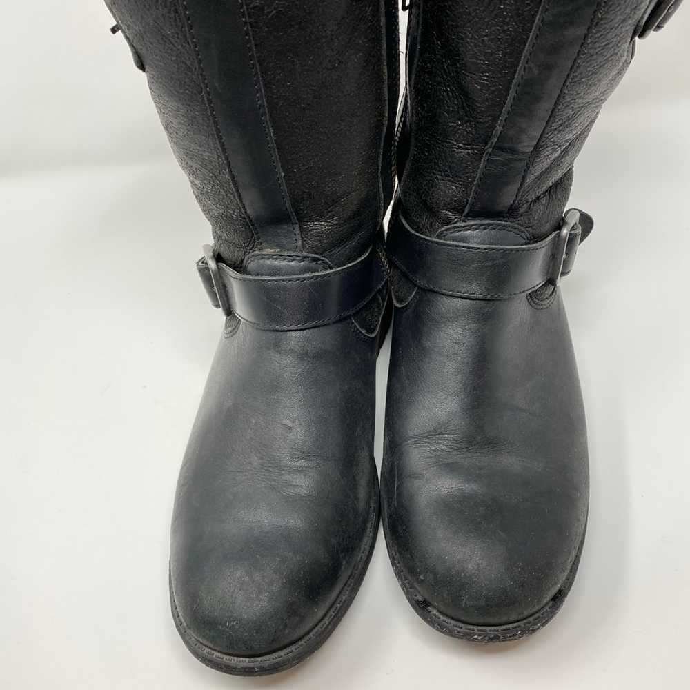 UGG Chaney Womens Size 8  Black Leather Ankle Boot - image 4