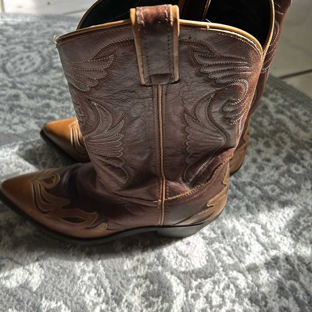 Brown two toned, laredo cowgirl, boots, size 9,  … - image 6