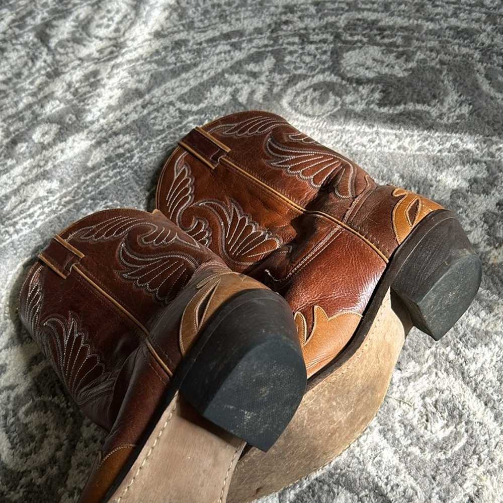 Brown two toned, laredo cowgirl, boots, size 9,  … - image 7