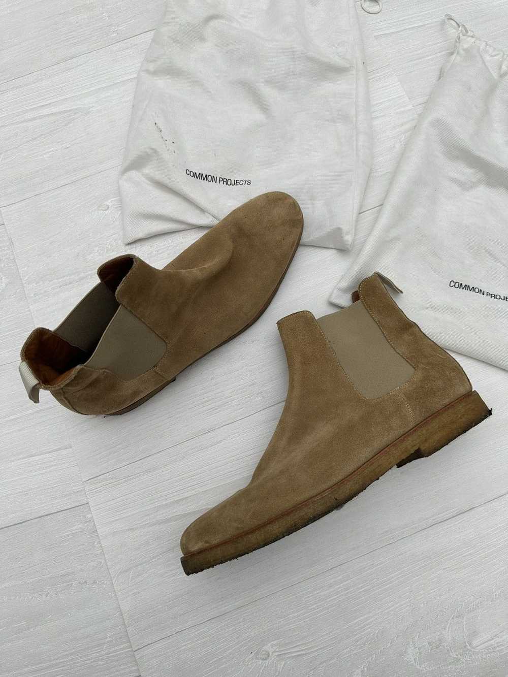 Common Projects Common Projects Suede Chelsea Boo… - image 9