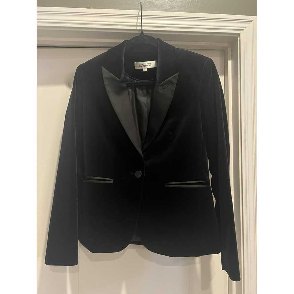 Diane Von Furstenberg Velvet blazer - image 3