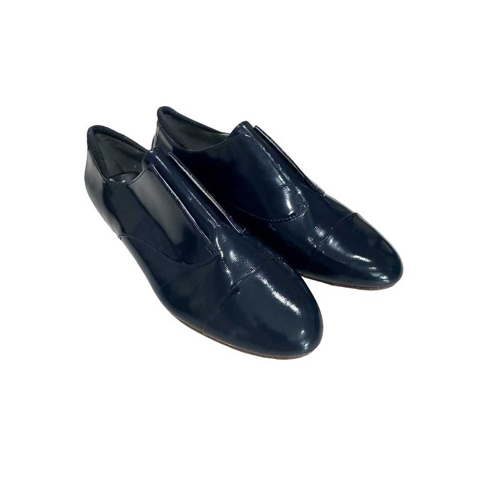 TSUBO Dark Navy Blue Women’s Patent Leather Slip … - image 2