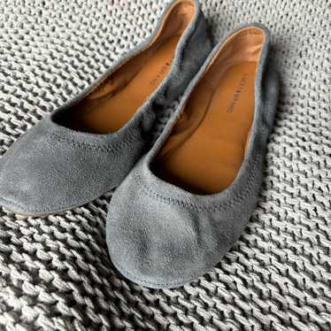 Lucky Brand grey suede flats