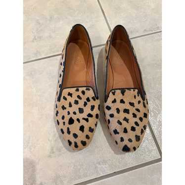 MADEWELL TEDDY LOAFER US SIZE 9 CALF HAIR LEOPARD… - image 1