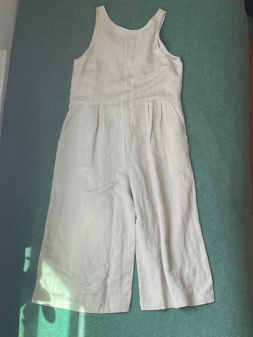 First Rite Low Back Linen Jumpsuit (M) | Used,… - image 3