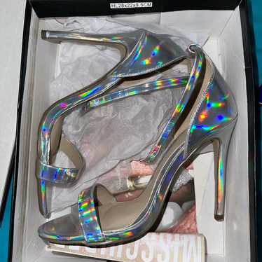 iridescent heels