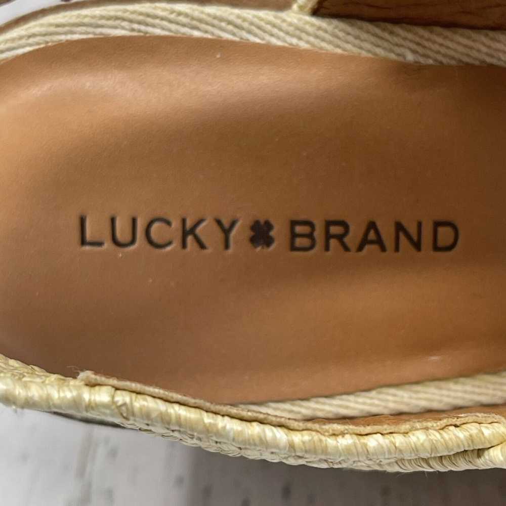 Lucky Brand Delukah Sandals Womens 10 Tan Platfor… - image 2