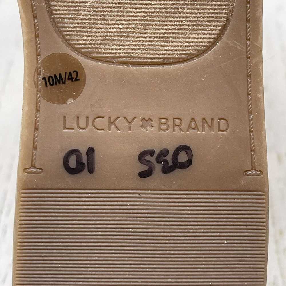 Lucky Brand Delukah Sandals Womens 10 Tan Platfor… - image 3