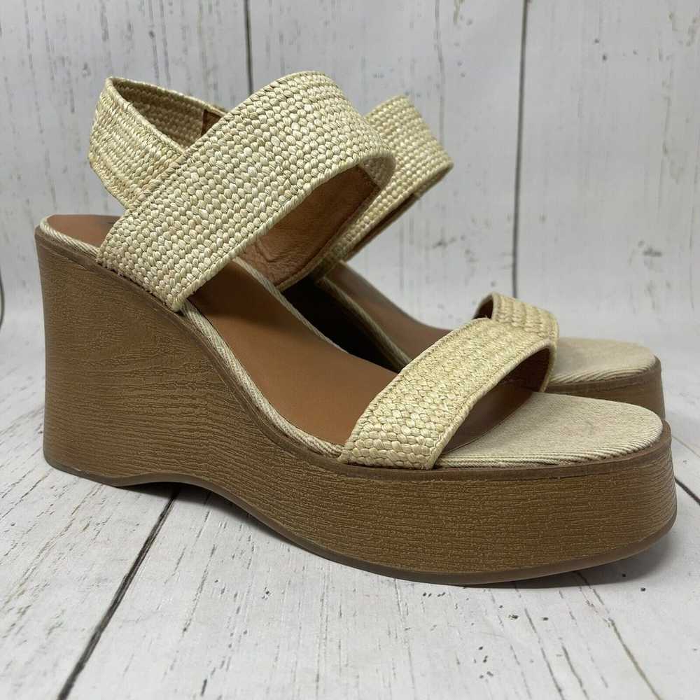 Lucky Brand Delukah Sandals Womens 10 Tan Platfor… - image 4
