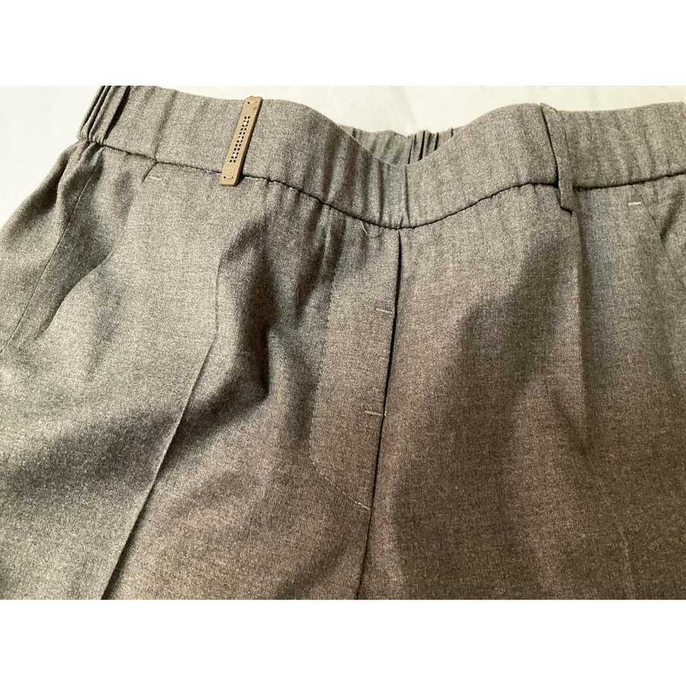 Peserico Wool slim pants - image 12