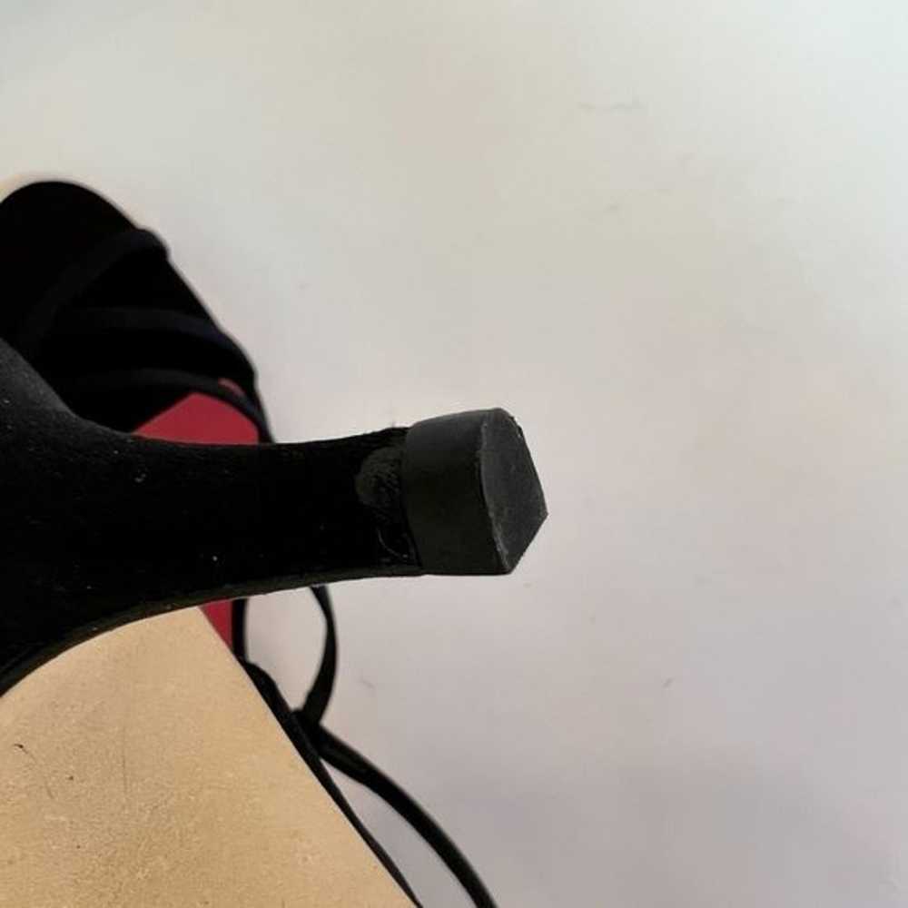 Gorgeous Kate Spade Black Satin Strappy Heels 10 - image 10