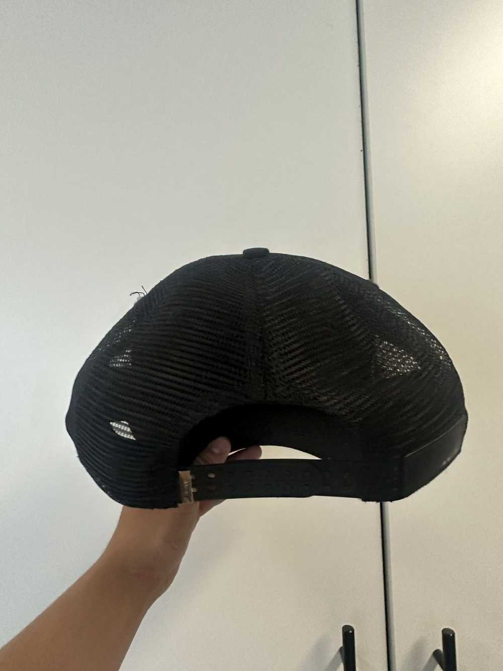 Amiri Amiri Black Trucker Hat Logo - image 3