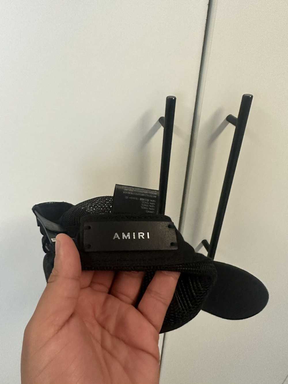 Amiri Amiri Black Trucker Hat Logo - image 5