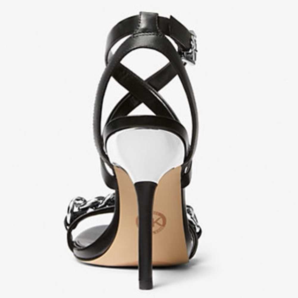 Michael Kors ASHA Embellished Leather Sandal New - image 3