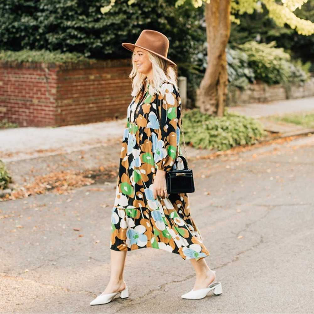 Who What Wear Midi Floral Dress with Pilgrim Coll… - image 3