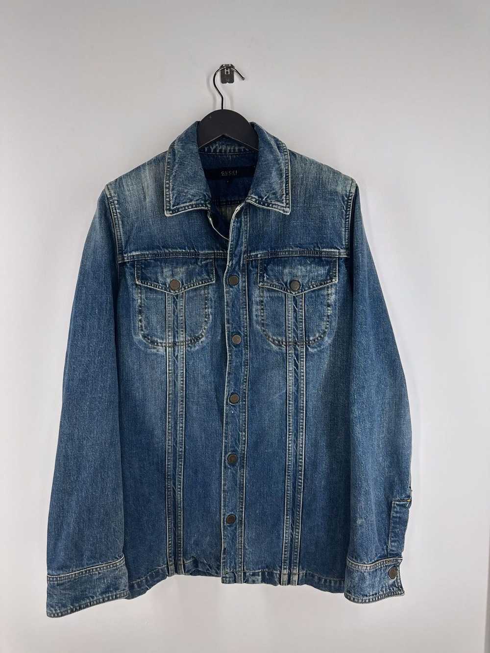 Gucci Vintage Gucci Denim Jacket - image 1