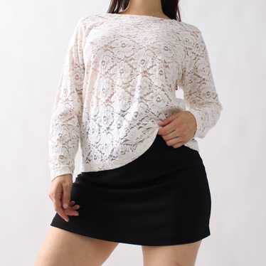 Vintage Sheer Lace Top