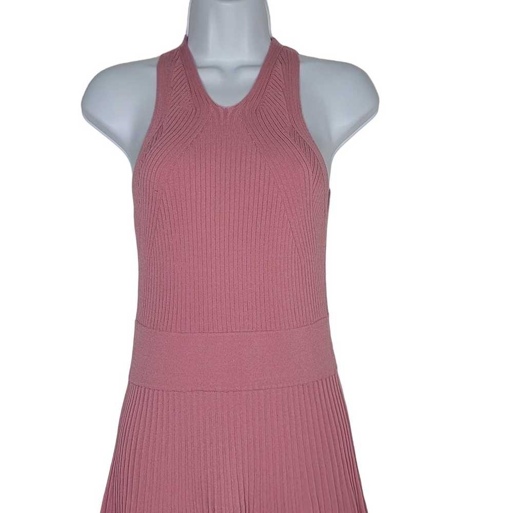Express Sweater Dress Women Small Pink Sleeveless… - image 4