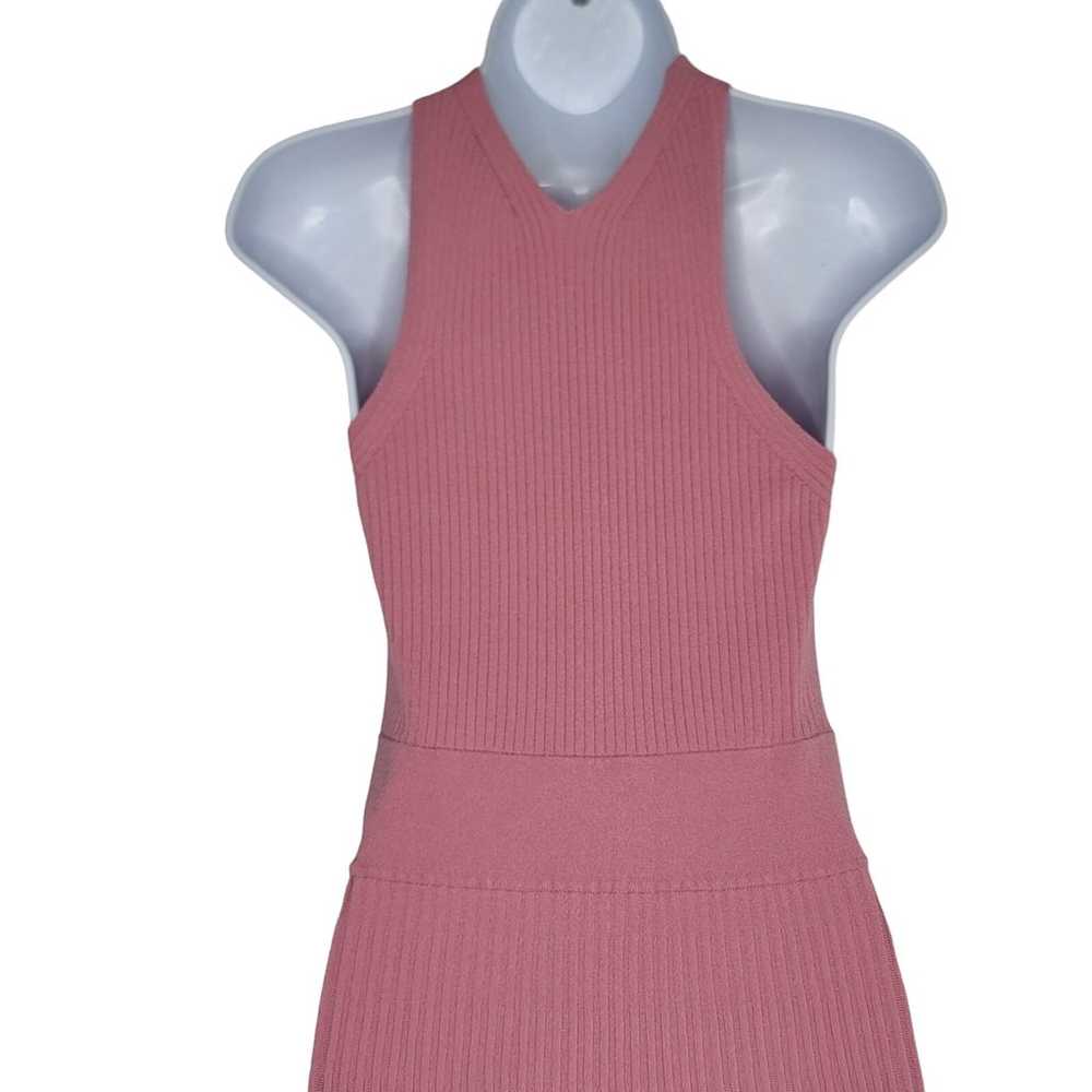 Express Sweater Dress Women Small Pink Sleeveless… - image 5
