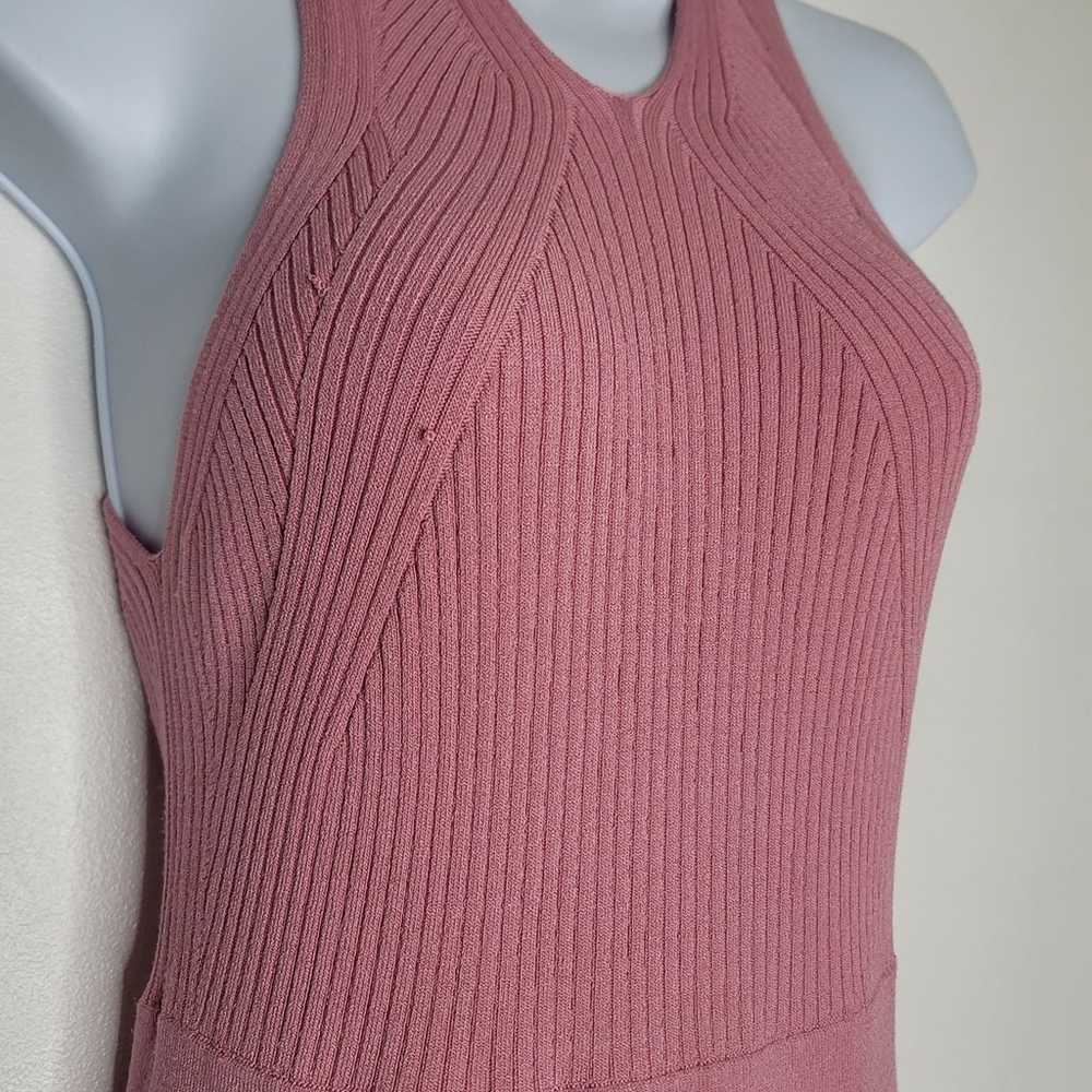 Express Sweater Dress Women Small Pink Sleeveless… - image 6