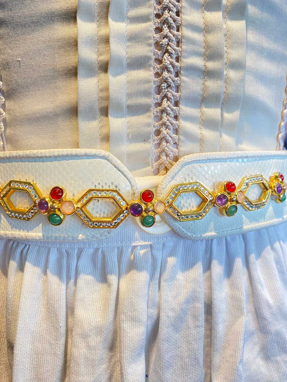 Vintage Judith Leiber Jewel Belt - image 2