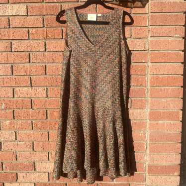 Anthropologie Maeve Westwater knit chevron dress