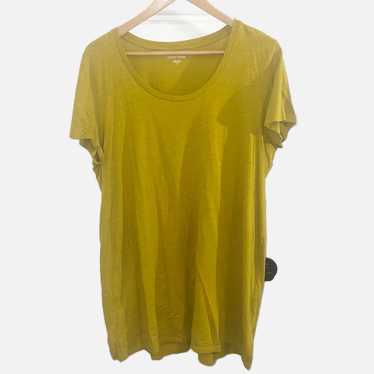 Eileen Fisher Organic Cotton Mustard Dress Large